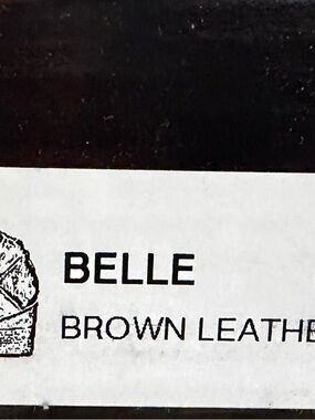 BELLE Brown Leather Item